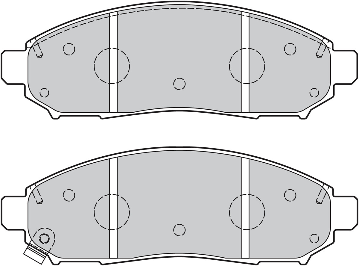 Jeu de 4 plaquettes de frein VALEO ref. 301140